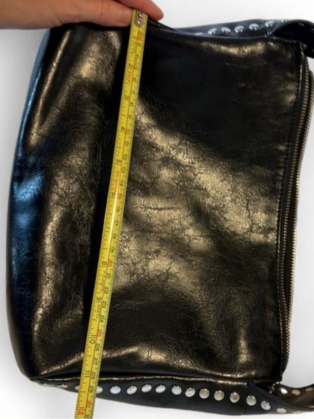 Urban Outfitters Black Studded Shoulder Bag - Picture 4 of 10